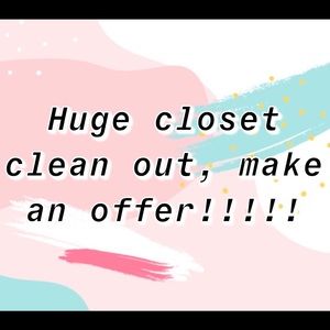 Cleaning out my closet, open to ALL offers!!